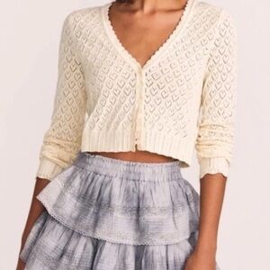 loveshackfancy  Janie Cardigan Cream Size S